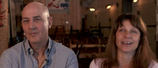 Susan Anne Povich and her husband.